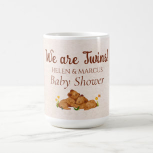 Mug Baby shower sans sexe jumeaux
