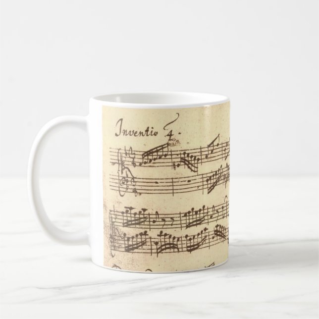 Mug Bach's Invention (Gauche)