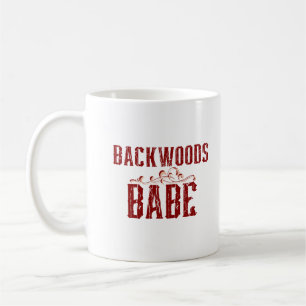 Mug Backwoods Babe Typographie