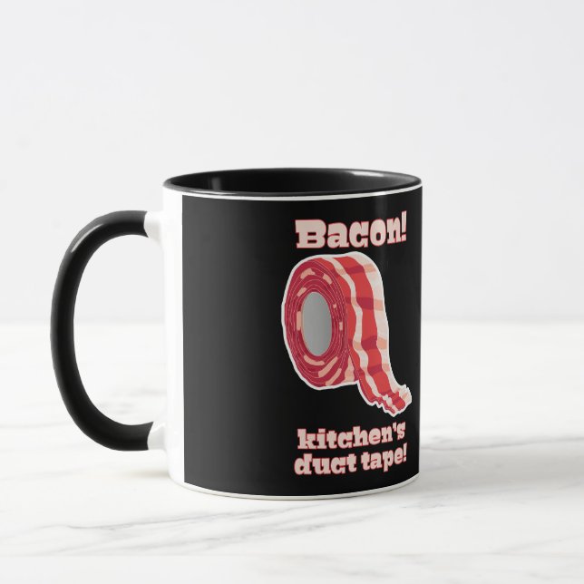 Mug Bacon !... Bande de canette de cuisine ! (Gauche)