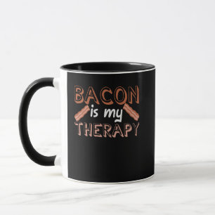 Mug Bacon dit plaisanterie Thérapie Viande Ventre de p