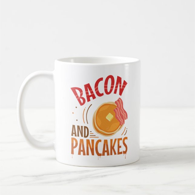 Mug Bacon et Pancakes (Gauche)