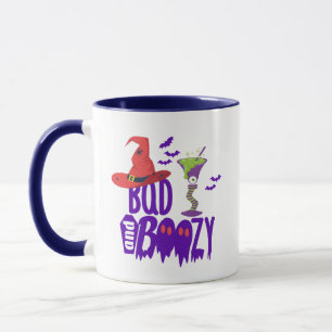 Mug Bad & Boozy Halloween, Tasse de café effrayant