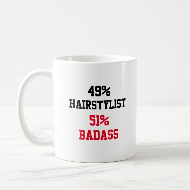 Mug Badass coiffeur (Gauche)