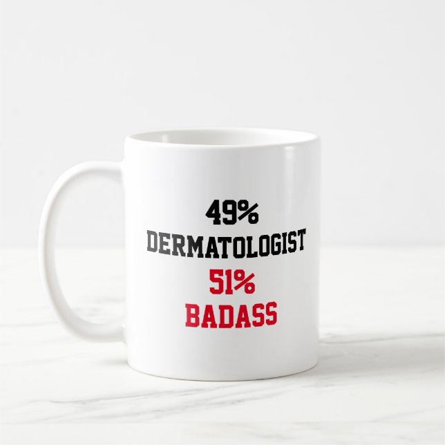 Mug Badass dermatologue (Gauche)