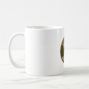 Mug Badge de la forêt Vintage de Northern Flicker