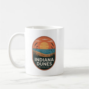 Mug Badge du coucher de soleil du parc national des du
