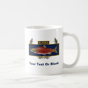 Mug Badge du pêcheur de combat de l'Alaska