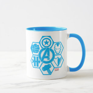 Mug Badge Icône Avengers Assemble