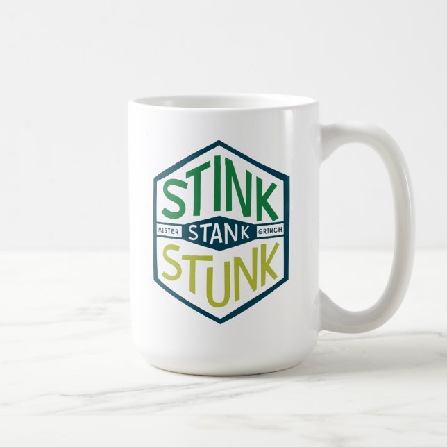 Mug Badge Stink Stank Stunk (Droite)
