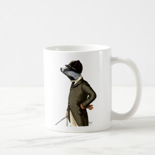 Mug Badger The Rider Portrait