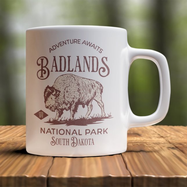 Mug Badlands National Park South Dakota Funny Travel (Créateur téléchargé)