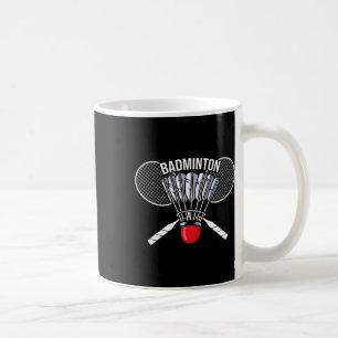 Mug Badminton Graphic Badminton Player Navette Sports