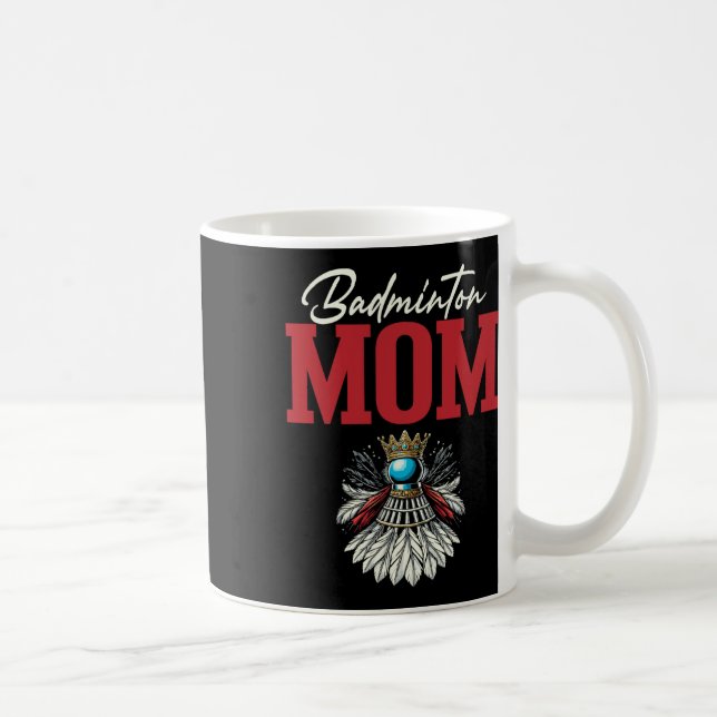 Mug Badminton Maman Navette Racket (Droite)