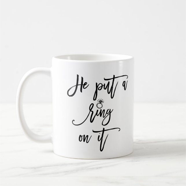 Mug Bague de fiançailles (Gauche)