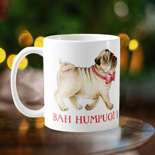 Mug Bah humpug ! Je fais une pause aquarelle de chien