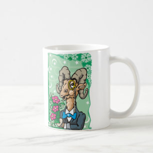 Mug Baies florales avec cravate de Monocle et de Bow