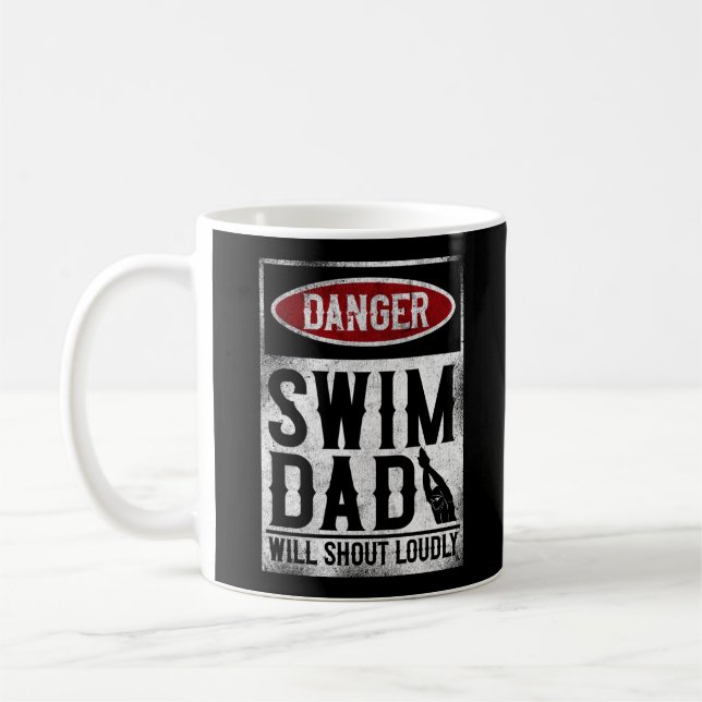 Mug Baignade DANGER Baignade Papa (Gauche)