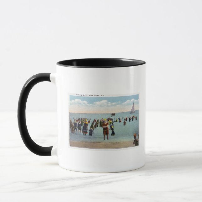 Mug Baignoires à la plage (Gauche)