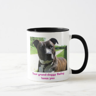 Mug bail5-16, vos amours de Bailey de grand-chienchien