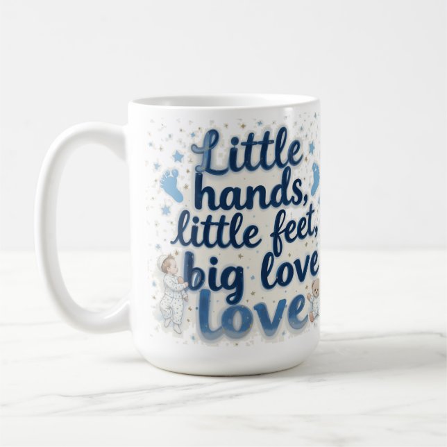 Mug Bain de bébé petits petons  (Gauche)