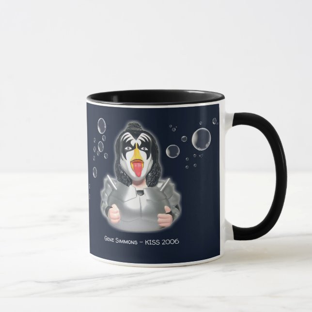 Mug BAISER - canard en caoutchouc collectable de Gene (Droite)