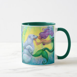 Mug Baiser de l'ours blanc de la sirène