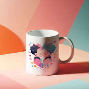 Mug Baiser mignon Anime Boys