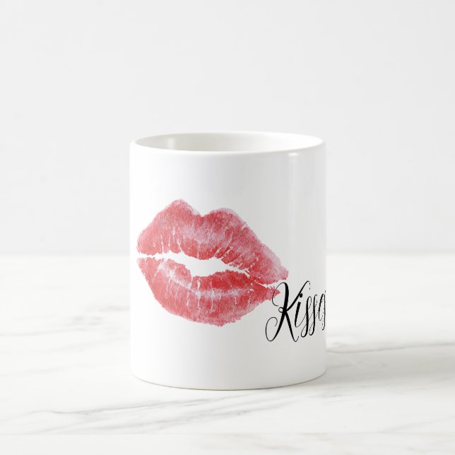 Mug Baisers aux Lèvres Rouges (Centre)