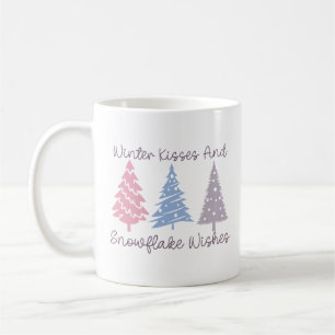 Mug Baisers d'hiver et wis de flocon