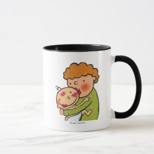 Mug Baisers roses de rouge à lèvres de grand-maman
