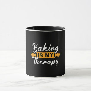 Mug Baker Baking Est Mon Thérapie Boulangerie Chef Cui