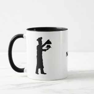 Mug Bakers ou Chef Silhouettes Nom Musique