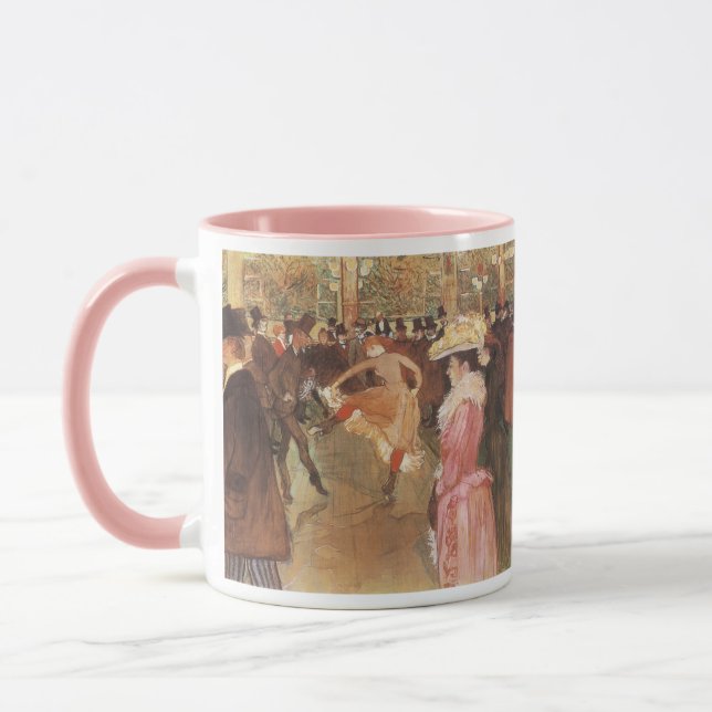 Mug Bal à la discothèque par Toulouse Lautrec (Gauche)