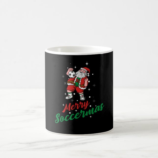 Mug Bal de foot de Noël (Centre)