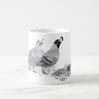 Mug Balade de soirée de famille de cailles