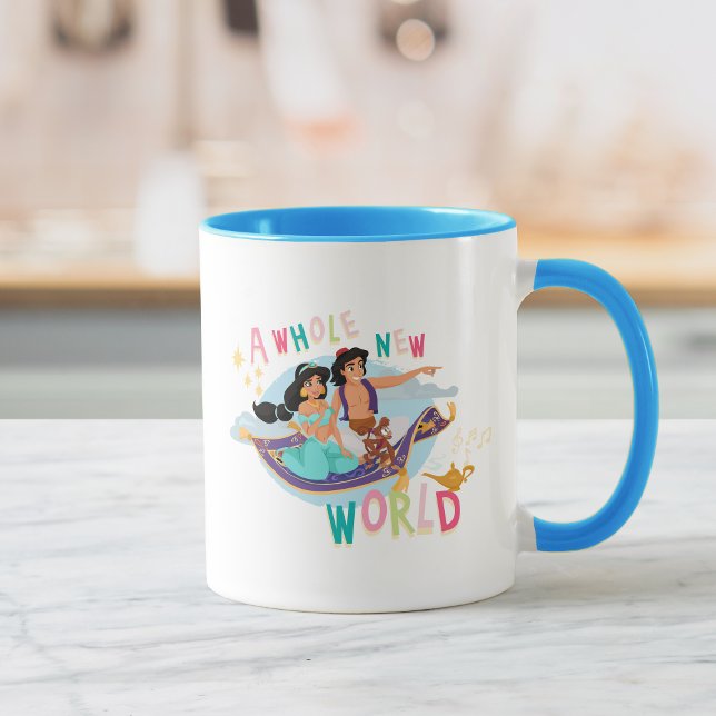Mug Balade en tapis Jasmine et Aladdin | Un nouveau mo (Créateur téléchargé)