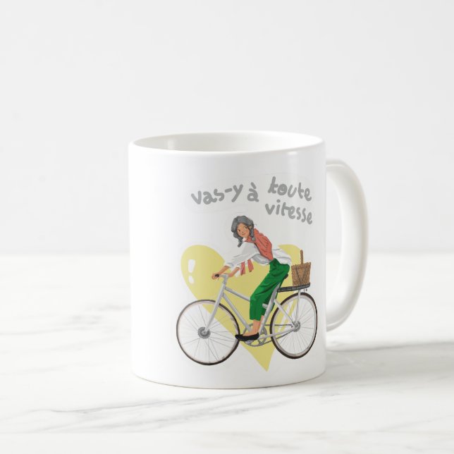 Mug balade en vélo (Devant droit)