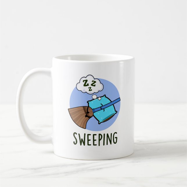 Mug Balayage drôle Dormir Pun de chambre (Gauche)