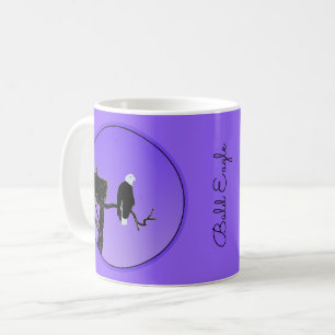 Mug Bald Eagle at Sunset - Art original de la faune