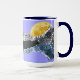 Mug Bald Eagle & Mountains Wildlife Tea or Coffee Cup