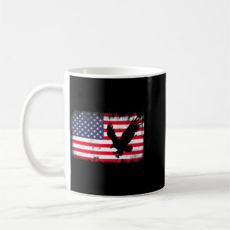 Mug Bald Eagle Usa Flag Patriotic Fourth Of July Dom