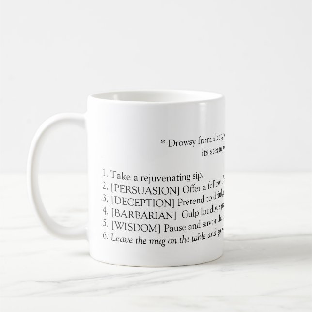 Mug Baldur's Gate 3 Inspiré Personnalisé (Gauche)