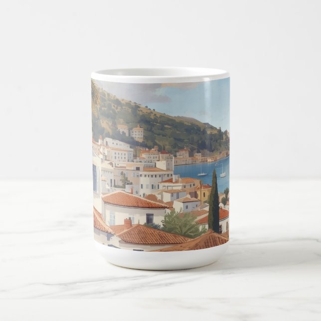 Mug Balearic Islands Vintage French Travel (Centre)