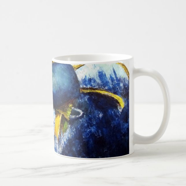 Mug Baleine contre la peinture originale de beaux-arts (Droite)