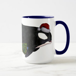Mug Baleine de Noël
