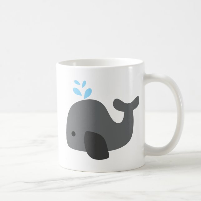 Mug Baleine grise (Droite)