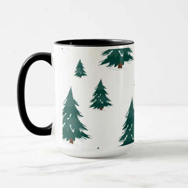 Mug Balise cadeau de l'arbre des pins (Gauche)