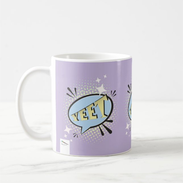 Mug Balle BD Bulle De Bande Dessinée Drôle Mème  (Gauche)