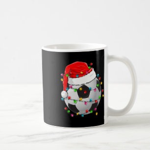 Mug Balle de football de Noël Chapeau de Noël Funny Sp